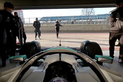 Hamilton S First Lap In The Mercedes W13 At Silverstone GRANDPRIX247