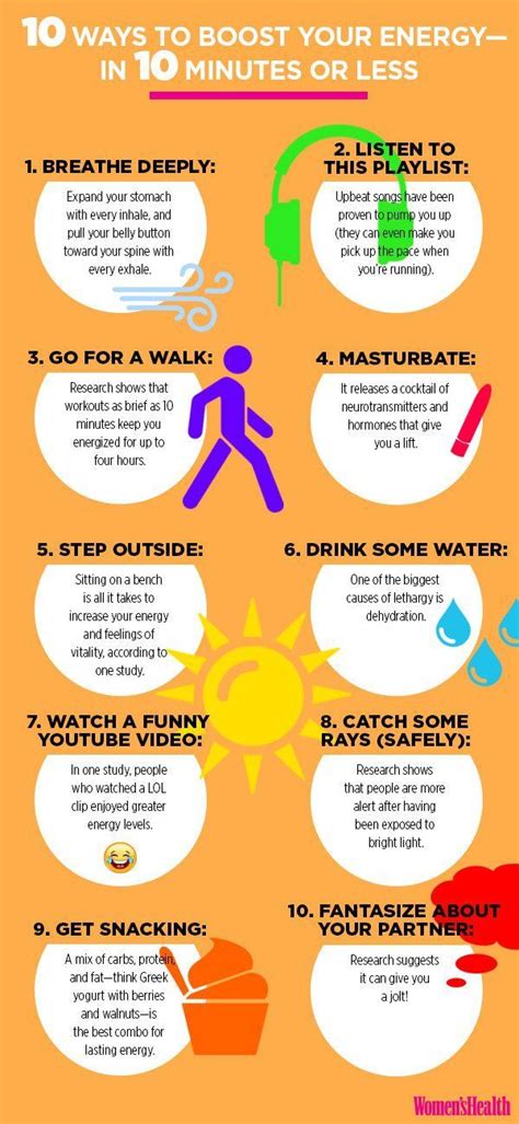 10 Ways To Boost Your Energy In 10 Minutes Or Less Artofit