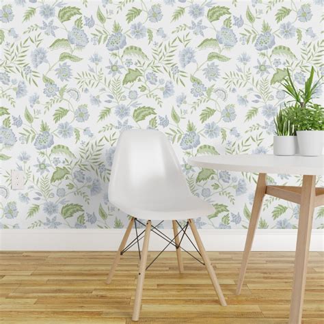 Pre Pasted Wallpaper 2ft Wide Boho Floral Modern Chintz Garden Vine