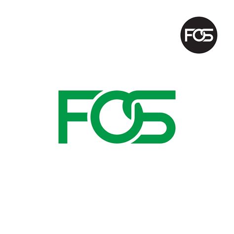 Letter FOS Monogram Logo Design 30958379 Vector Art at Vecteezy