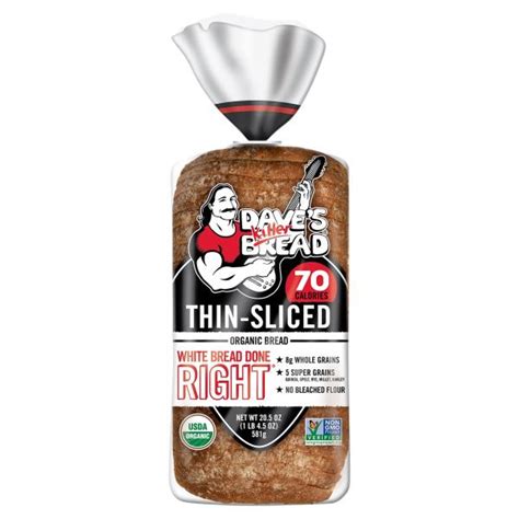 Daves Killer Bread White Bread Done Right Thin Sliced Organic White