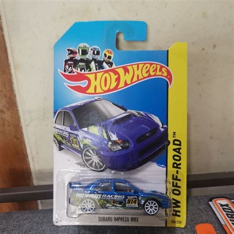 Hot Wheels Impreza WRX HW Off Road Blue Blue Shopee Malaysia