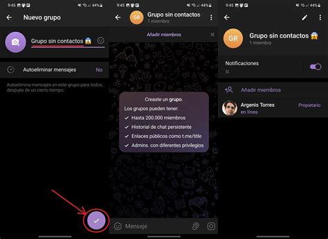 Cómo crear un grupo en Telegram sin contactos 2025