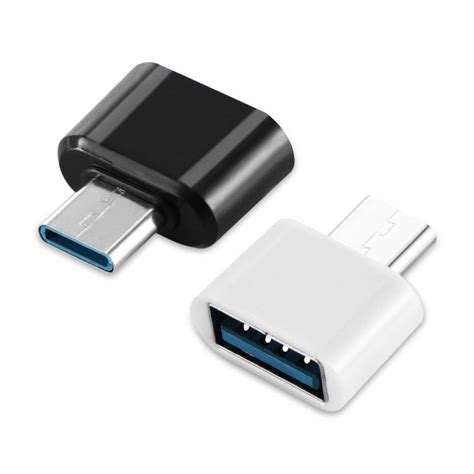 Переходник OTG USB Type-C на USB белый / купить в RoboShop
