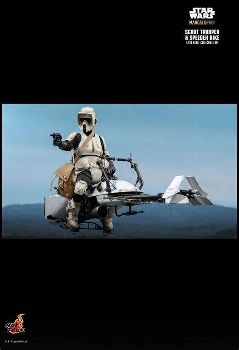 Scout Trooper Und Speeder Bike Aus Der Disney Serie The Mandalorian Von Hot Toys Tms