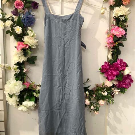 NWT Nude Lucy Size S Maxi Dress BlueGrey S