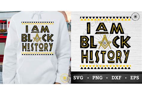 I Am Black History Pha Inspired Svg Graphic By Sc Gem Creations