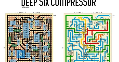 Perf and PCB Effects Layouts: Walrus Audio Deep Six Compressor