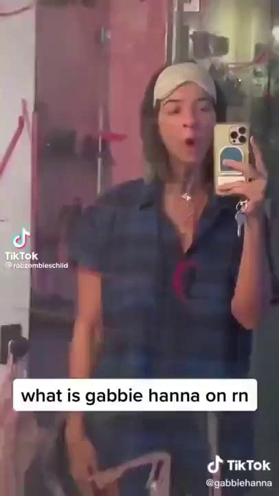 What Is Gabbie Hanna On Rn Tiktok Gabbiehanna Ifunny