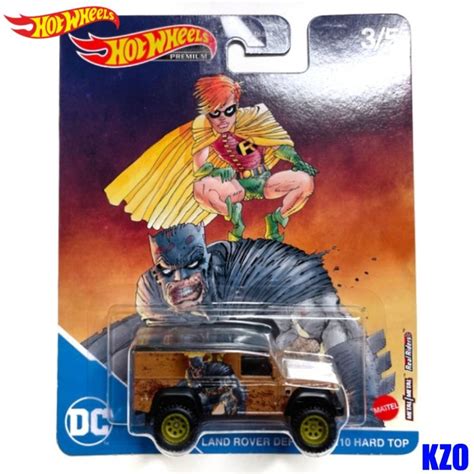 Hot Wheels Land Rover Defender Hard Top Pop Culture Dc Batman Creases Card Shopee