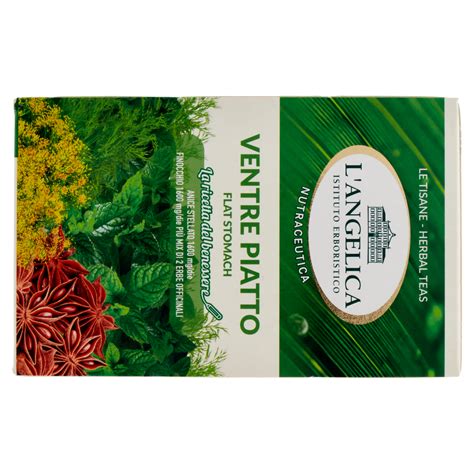 L Angelica Le Tisane Nutraceutica Ventre Piatto 20 Filtri 40 G Carrefour