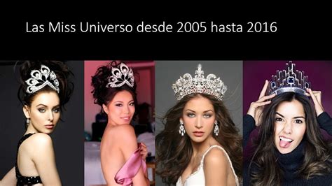 Last Miss Universe In History Including Iris Mittenaere Youtube