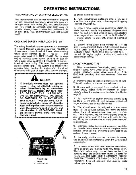 Toro 38050 724 Snowblower Owners Manual, 1984 - English