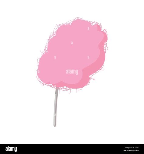 Pink candy floss cartoon icon Stock Vector Image & Art - Alamy