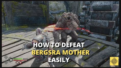 Bergsra Mother Boss Fight God Of War Ragnarok Youtube