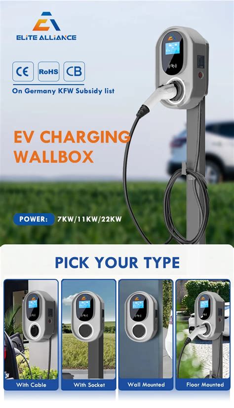 A A Kw Ip Type Car Charging Station Fast Ev Charger Ev