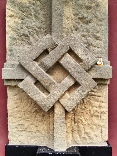 Modern Relief Sculpture At St Aidens Church Lindisfarne Flickr