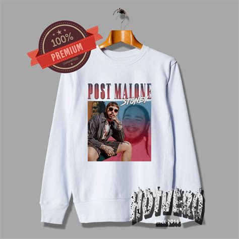 Cheap Post Malone Stoney Tour Sweatshirt by Hotvero