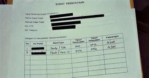 Contoh Surat Pengantar Perpanjangan Pajak Kendaraan Dinas Delinewstv