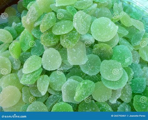 Green Jelly Beans Sweets Stock Image Image Of Garden 265793461