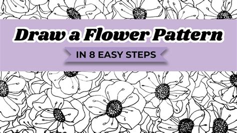 How To Draw A Floral Pattern At Noah Brenda Blog