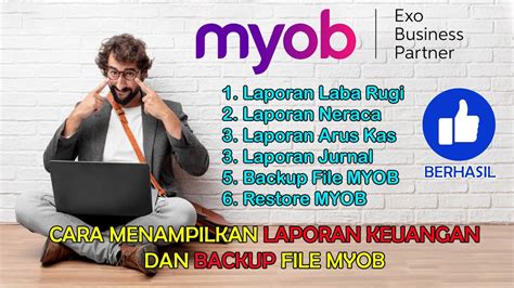 Langkah Untuk Menampilkan Laporan Neraca Dalam Myob Adalah