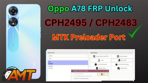 Oppo A A G Frp Unlock One Click Mtk Preloader Port Latest