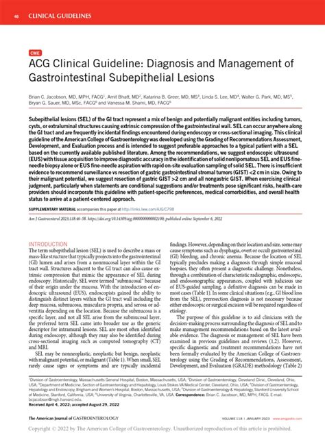 Acg Clinical Guideline Diagnosis And Management16 Pdf Biopsy