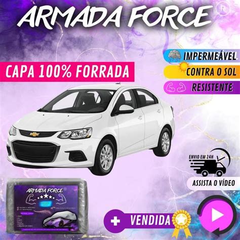 Capa Cobrir Carro SONIC SEDAN 100 Forrada Armada Force 100