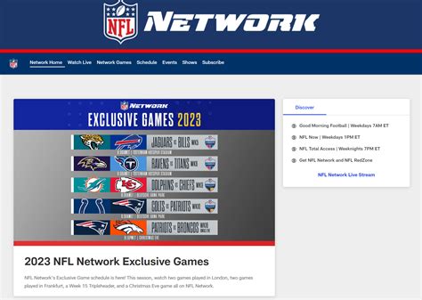 Nfl Network Directv Channel List