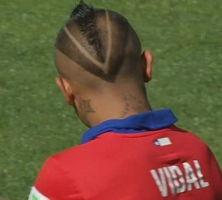 Arturo Vidal's haircut in full form at World Cup | Larry Brown Sports