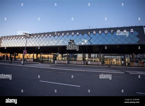 New Building On International Airport Nikola Tesla In Belgrade Serbia