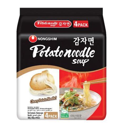 Nongshim Potato Noodle Soup 352oz100g X 4 Packs Anytime Basket