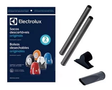 Kit Bocais Tubo Sacos Aspirador Neo Listo Electrolux Parcelamento Sem