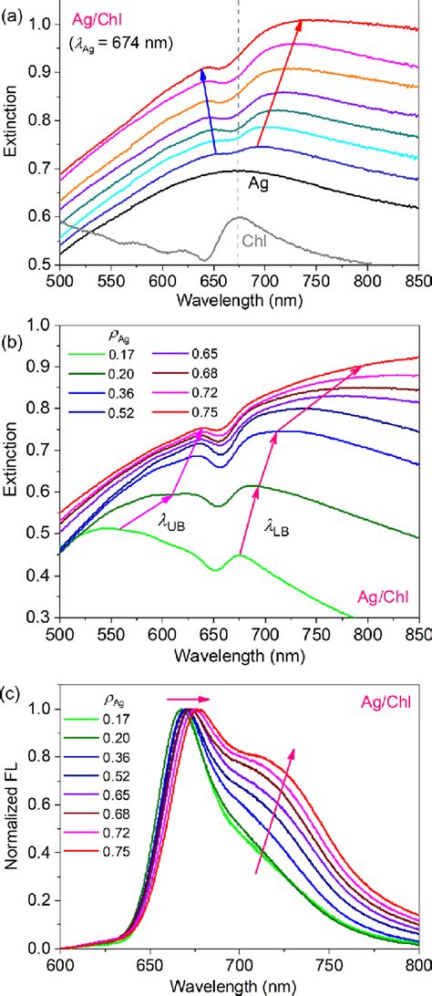 A Molecular Concentration Dependent Extinction Spectra Of Ag Chl