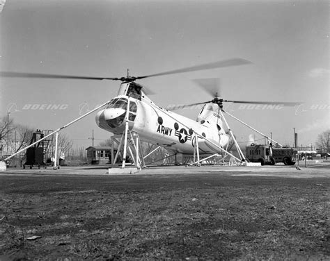 Boeing Images Vertol Model 107 Undergoing Static Test