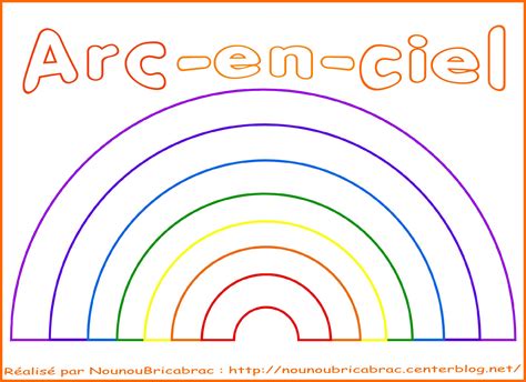 Coloriage Dessiner Un Arc En Ciel