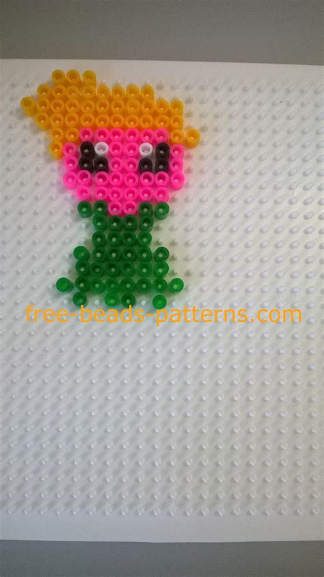 Disney Fairy Tinker Bell Ikea Pyssla Perler Beads Work Photos 2