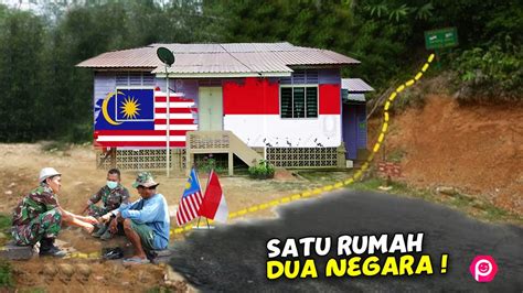 Satu Rumah 2 Negara Inilah Perbatasan Indonesia Malaysia Di Pulau