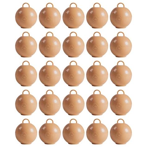 Nude Round Bubble Balloon Weights Pack Of 25 Partyrama