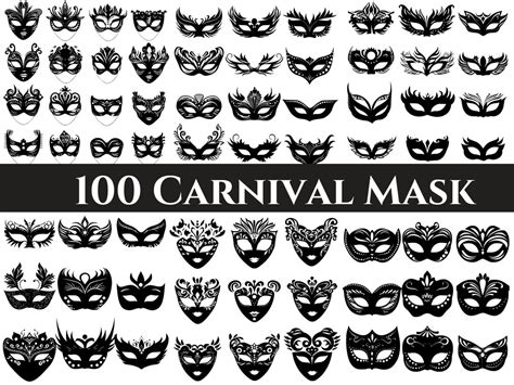 Masquerade Svg Venetian Masks Clipart Mask Clip Art Mardi Gras Clip