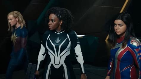 The Marvels Trailer Brie Larson Iman Vellani And Teyonah Parris Team