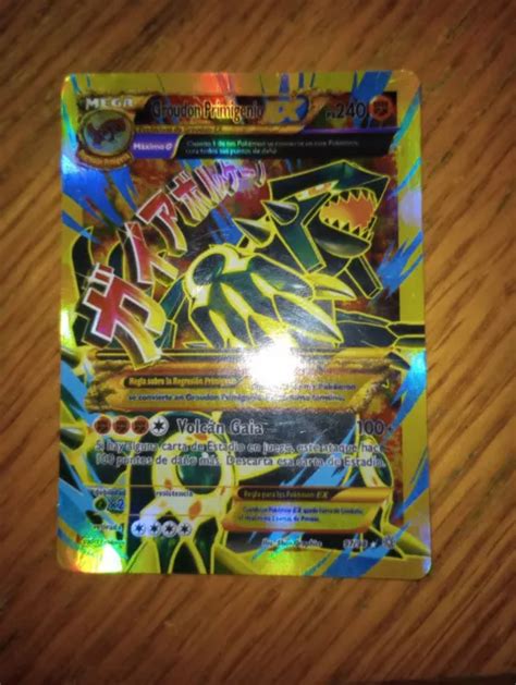 POKÉMON TCG PRIMAL Groudon EX Ancient Origins 97 98 Holo Full Art EUR