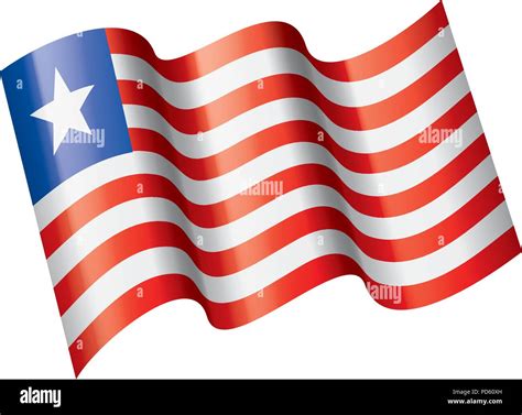 Liberia Flag Vector Illustration Stock Vector Image And Art Alamy