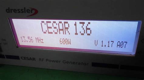 Advanced Energy Dressler Cesar 136 전원 공급 장치 판매 가격 9224959에 사용됨 Cae