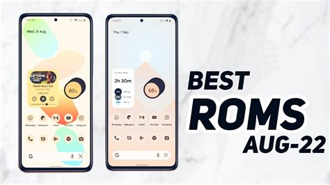 August 2022 Top Custom ROMs Are Here YouTube