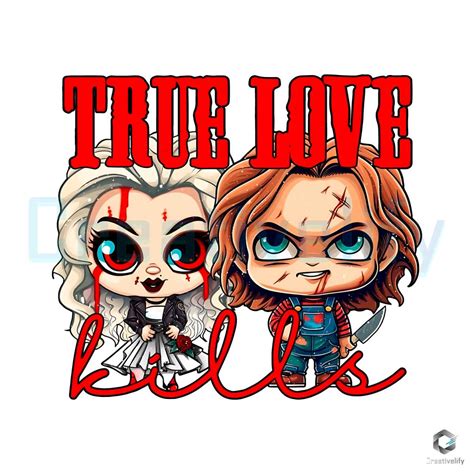 True Love Chucky And Tiffany Png File Creativelify