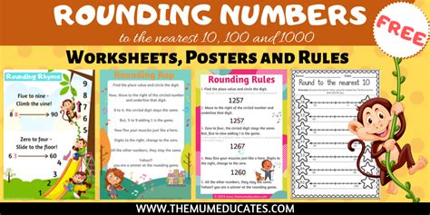 Rounding Numbers Free Worksheets Rules And Posters The Mum Educates