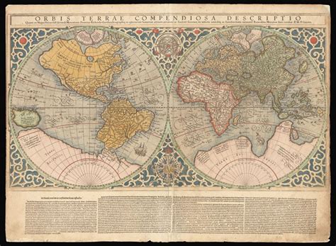 Mercators Map Of The World In Fine Original Colour Bada