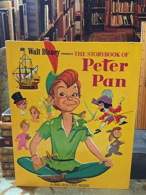 The Storybook Of Peter Pan Big Golden Book Walt Disney Etsy